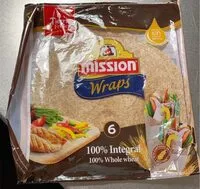 Amount of sugar in Mission wraps