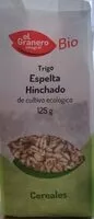 चीनी की मात्रा Trigo espelta hinchado de cultivo ecológico