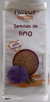 Sokerin määrä sisällä Semillas de lino
