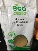 入っている砂糖の量 Panela de comercio justo