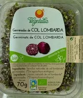 Suhkru kogus sees Germinats de Col Lombarda