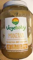 Cantidad de azúcar en Vegebaby manzana