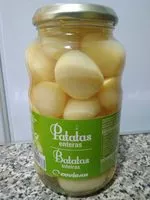 Jumlah gula yang masuk Patatas enteras