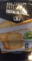 入っている砂糖の量 Pan Tostado Integral