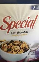 入っている砂糖の量 Céréales Special avec chocolat