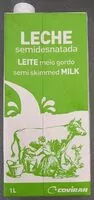 入っている砂糖の量 Leche semidesnatada
