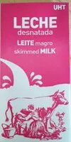 入っている砂糖の量 Leche desnatada UHT