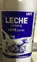 入っている砂糖の量 Leche entera