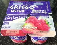入っている砂糖の量 Yogurt griego fresa