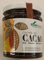 Jumlah gula yang masuk Crema Cacao sin Azúcar Bio 200 gr. Soria Natural