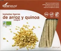 Jumlah gula yang masuk Tostadas ligeras de arroz y quinoa