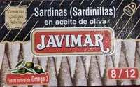 Cantidad de azúcar en Sardinillas en aceite de oliva