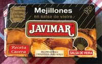Cantidad de azúcar en Mejillones en salsa de vieira