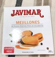 Cantidad de azúcar en Mejillones fritos en escabeche