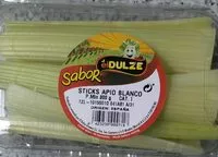 Jumlah gula yang masuk Sticks Apio Blanco