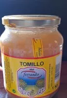 Zuckermenge drin Miel de Tomillo