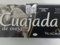 चीनी की मात्रा Cuajada de oveja