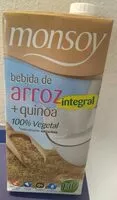 含糖量 Bebida de arroz integral + quinoa