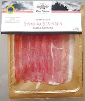 Suhkru kogus sees Serrano Schinken