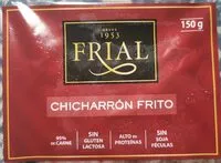 Suhkru kogus sees Chicharrón frito