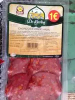 Quantité de sucre dans Chorizo de dinde halal
