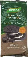 含糖量 Tortitas de arroz con 60% de chocolate negro