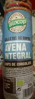 含糖量 Galletas de copos de avena integral con chocolate