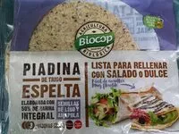 含糖量 Piadina de trigo espelta
