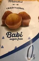 Количество сахара в Madeleine Sans sucre