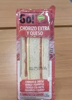Количество сахара в Sandwich chorizo extra y queso