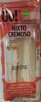 Количество сахара в Sandwich mixto cremoso