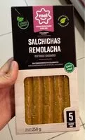 Cantidad de azúcar en Sachichas remolacha