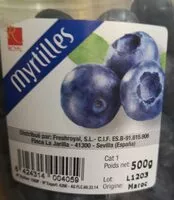 İçindeki şeker miktarı Myrtille