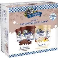 Quantité de sucre dans Tarrinas de chocolate y de vainilla