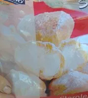 Sokerin määrä sisällä Profiteroles ultracongelados