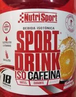 Sokerin määrä sisällä Sport Drink Iso Cafeína