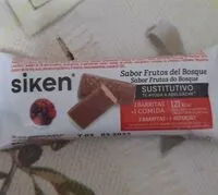 Quantité de sucre dans Barritas siken frutas del bosque