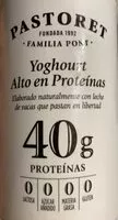 Suhkru kogus sees Yoghourt alto en proteínas