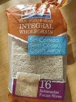 含糖量 Pan integral sin corteza
