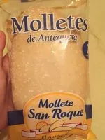 Sucre et nutriments contenus dans Mollete