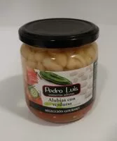İçindeki şeker miktarı Alubias con verduras Pedro Luis