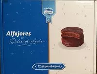 İçindeki şeker miktarı Alfajores de dulce de leche (negros)