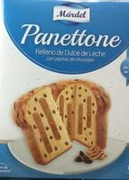 İçindeki şeker miktarı Panettone relleno de dulce de leche