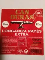 Azúcar y nutrientes en Can duran