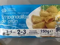 Jumlah gula yang masuk Empanadillas de atún