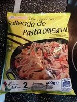 Jumlah gula yang masuk Salteado de pasta oriental