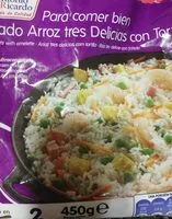 Jumlah gula yang masuk Salteado arroz tres delicias con tortilla