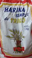Suhkru kogus sees Harina de trigo