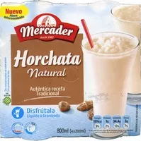 入っている砂糖の量 Horchata natural granizada sin gluten