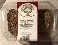 Cantidad de azúcar en Pipas de gira-sol peladas saladas